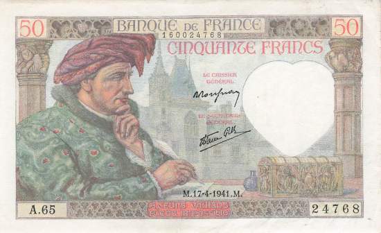 50 Francs 1941